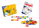 Alfabeto Móvel 65 Peças Mmp Com Livro Manipulativo - Kit Educativo Completo Para Alfabetização Aprendizado Lúdico E Criativo Ideal Para Escolas E Crianças Em Fase De Desenvolvimento