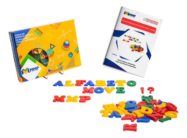 Alfabeto Móvel 65 Peças Mmp Com Livro Manipulativo - Kit Educativo Completo Para Alfabetização Aprendizado Lúdico E Criativo Ideal Para Escolas E Crianças Em Fase De Desenvolvimento