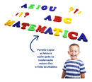 Alfabeto Móvel 65 Peças Mmp Com Livro Manipulativo - Kit Educativo Completo Para Alfabetização Aprendizado Lúdico E Criativo Ideal Para Escolas E Crianças Em Fase De Desenvolvimento