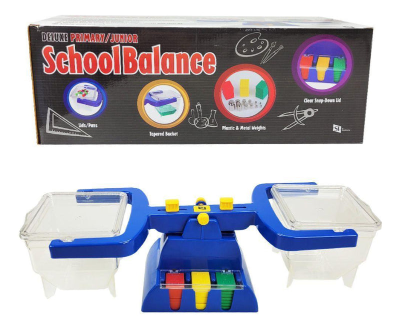 Balança Mmpesos De Equilíbrio Colorida Com Recipientes De 1000ml E 25 Pesos (plástico E Metal) | Kit Educativo Completo Para Medidas E Pesos | Ideal Para Ensino De Ciências E Matemática