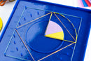 Geoplano Circ. E Triang. + Frações - Geoboard - Mmp