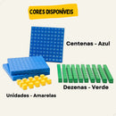 Material Dourado  Plástico Encaixável - Base 10 - Mmp