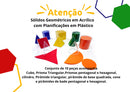 Sólidos Geométricos Em Acrilicos Com Planificações - Mmp