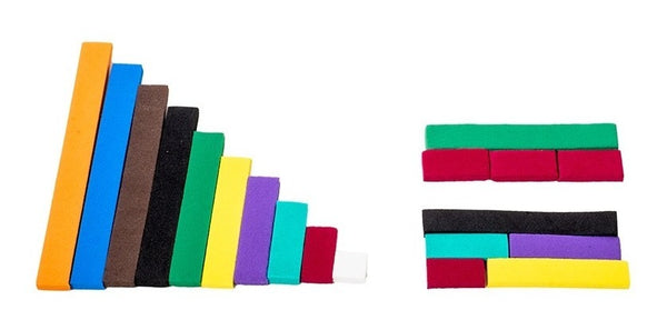 Barrinhas Coloridas (cuisenaire) - Eva - 4 Operações - Mmp