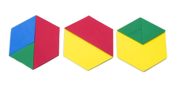 Conjunto De Mosaicos Geom. Pedagógicos - Eva Colorido - Mmp