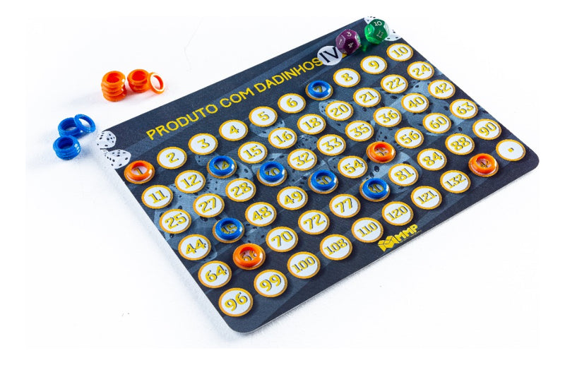 Jogo Produto Com Dadinhos Iv - Praticando A Tabuada - Mmp