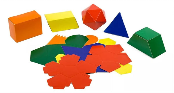 Kit Sólidos Geométricos Planificados E Estudo Geométrico