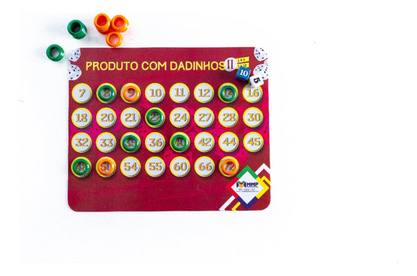 Produto Com Dadinhos Ii - Trabalha A Tabuada - Mmp