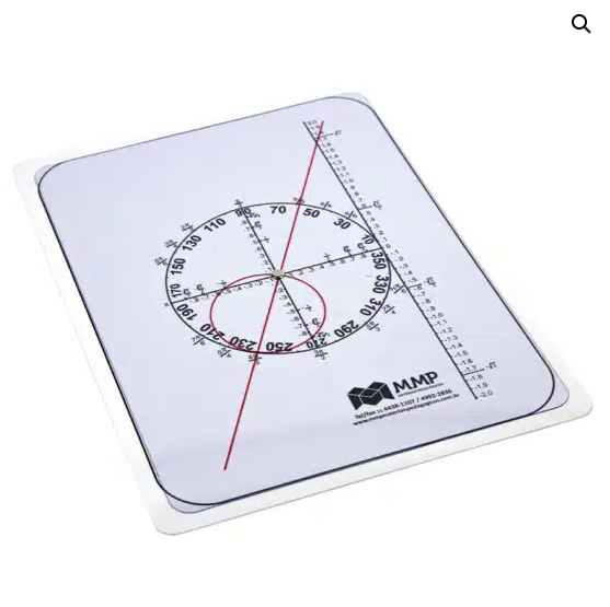 Prancha Trigonométrica Didática com Manual – Laboratório Aluno