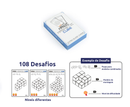 Cubo Soma Magnético  Encaixe - 108 Cartas Desafio