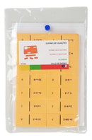 Dominó de Equações 1º Grau Educativo Em EVA C/ 28 Peças MMP