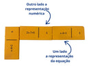 Dominó de Equações 1º Grau Educativo Em EVA C/ 28 Peças MMP