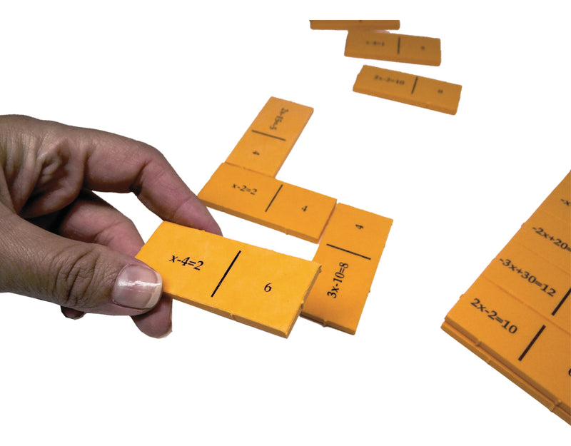 Dominó de Equações 1º Grau Educativo Em EVA C/ 28 Peças MMP