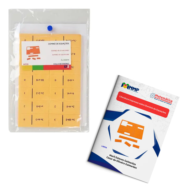 Dominó de Equações 1º Grau Educativo Em EVA C/ 28 Peças MMP