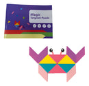 Tangram Quebra Cabeça Magnético Blocos Multicores Magneticos Educativos