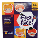 Faça A Face Magnético - Jogo E Livro Interativo Imantado Combinação Montar Rostos Educação Infantil Mmp