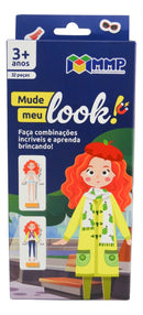 Mude Meu Look Magnético - Jogo E Livro Imantado Monte Combinações De Roupas Divertido Educação Infantil Mmp