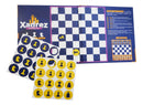 Xadrez Magnético Clássico - Jogo E Livro Imantado Raciocínio Lógico E Concentração Divertido Mmp