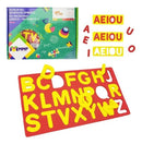 Alfabeto Móvel Em EVA  Para Alfabetização + Apostila Com 62 Peças MMP