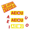 Alfabeto Móvel Em EVA  Para Alfabetização + Apostila Com 62 Peças MMP