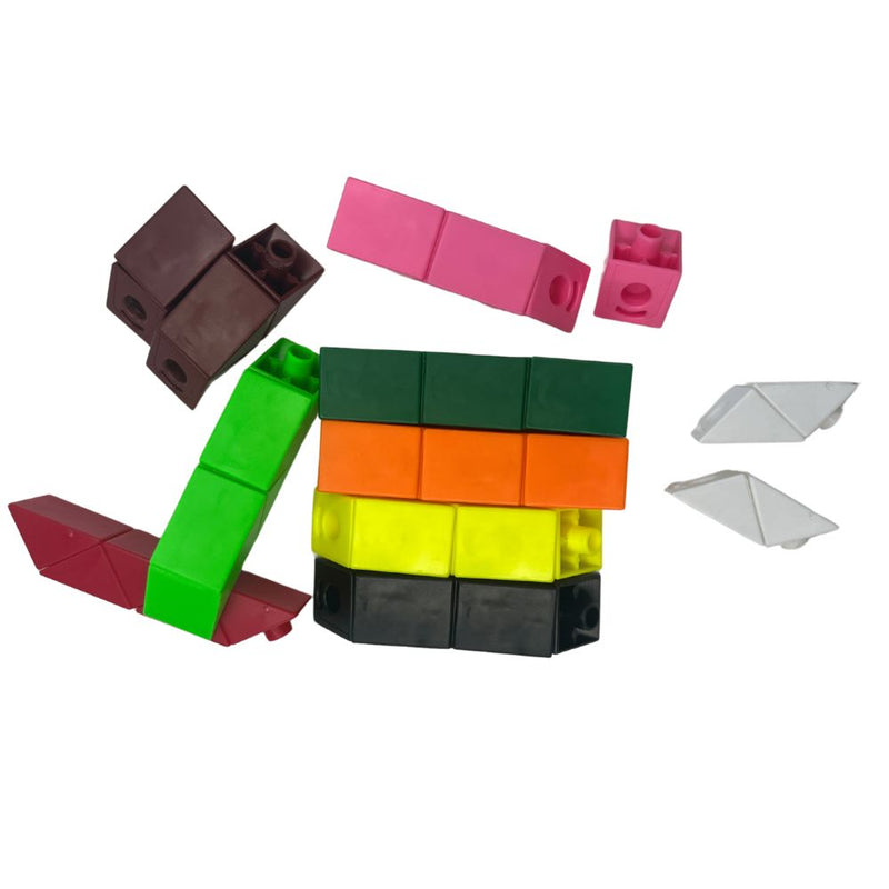 Blocos Educativos 3D Linked Para Matemática e Geometria