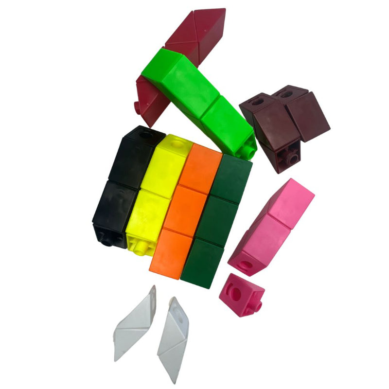 Blocos Educativos 3D Linked Para Matemática e Geometria