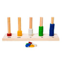 Ábaco Aberto Em Madeira Educativo MMP - Método Montessori