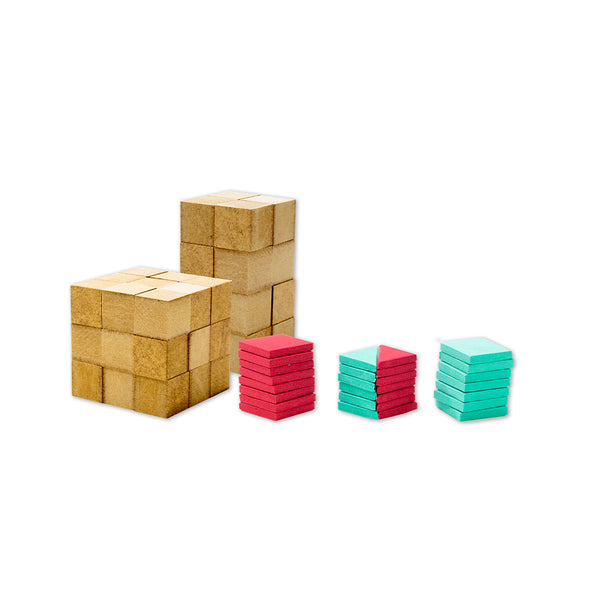 Kit Áreas e Volumes Ensino Prático de Matemática Escolar MMP