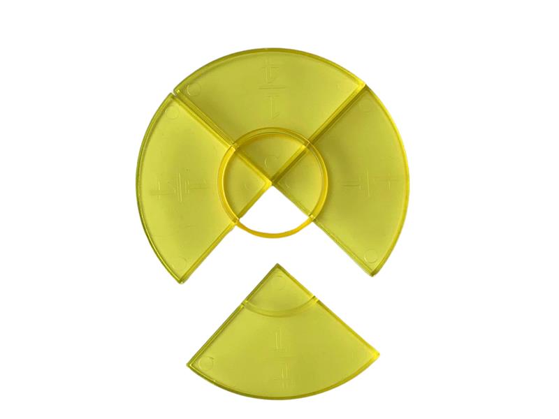 Kit Pedagógico Frações Circulares Montessori Criativo - MMP