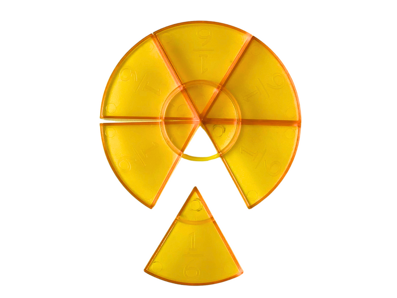 Kit Pedagógico Frações Circulares Montessori Criativo - MMP