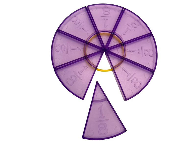 Kit Pedagógico Frações Circulares Montessori Criativo - MMP