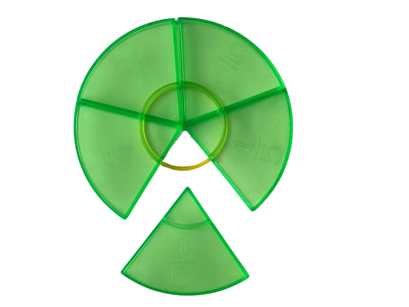 Kit Pedagógico Frações Circulares Montessori Criativo - MMP